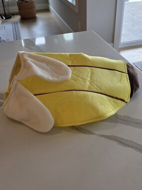 Plush Yellow Banana Dog Costume